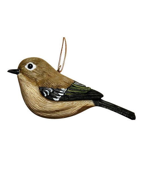 Ruby Crowned Kinglet Ornament