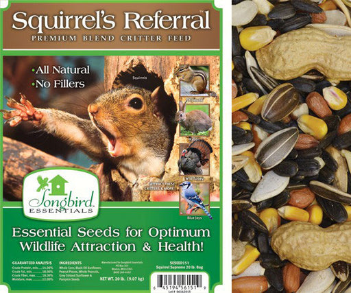 Squirrel's Referral 20lb bag plus freight