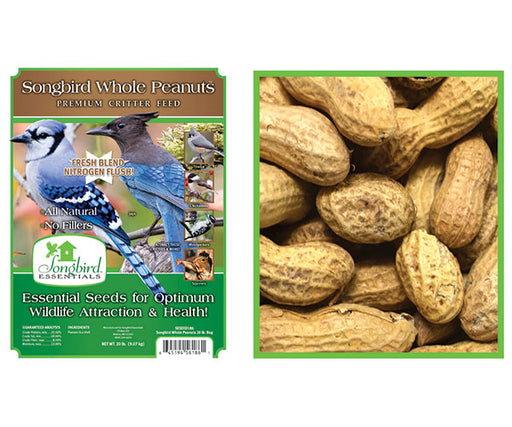 Songbird Whole Peanuts 15lb bag plus freight