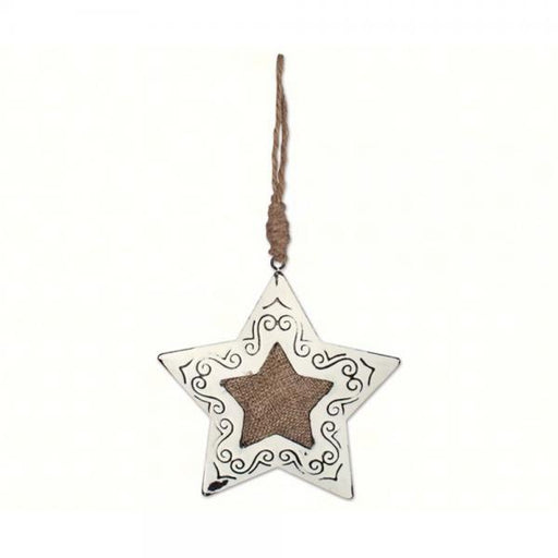 Vintage Burlap Star