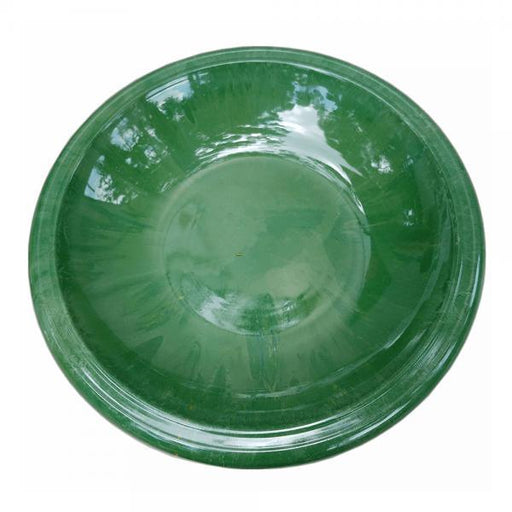 Kale Green Gloss Bird Bowl with Gloss Rim