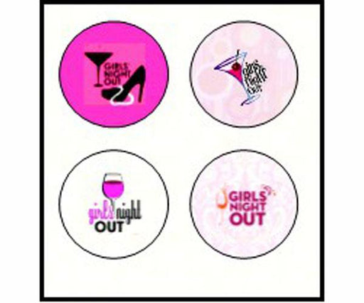 Girls Night Out Magnetic Wine & Drink Charm Set