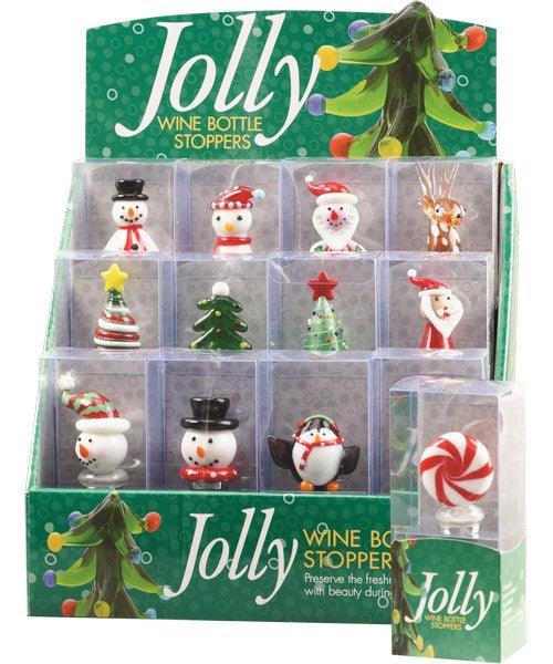 Jolly 12pc Bottle Stopper Display