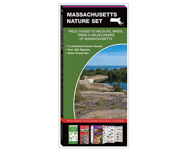 Massachusetts Nature-Set of 3 guides by James Kavanagh