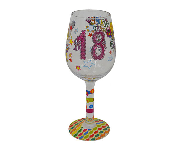 Wine Glass 18 It's My Birthday