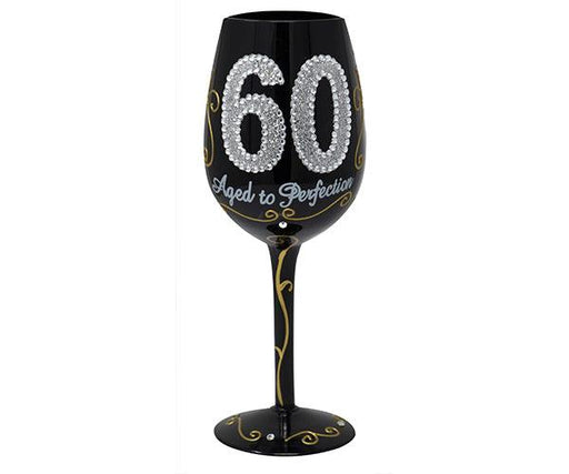 60 Aged to Perfection Wine Glass