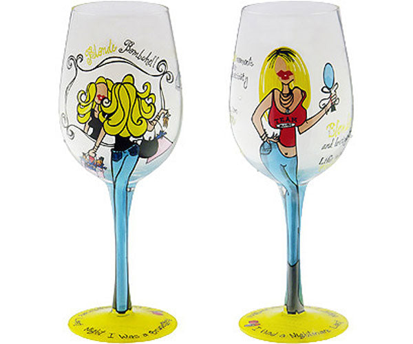 Wine Glass Bleach Blonde