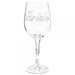 Bride Wine Glass with Clear Stem