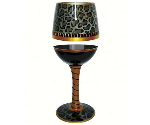 Wine Glass Deco Jaguar