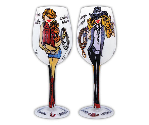 Wine Glass Urban Cowgirls