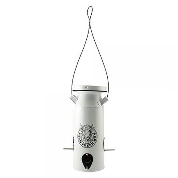 Milkhouse Milk Can Seed Feeder