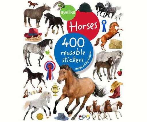 Eyelike Horses 400 Reusable Sticker Book