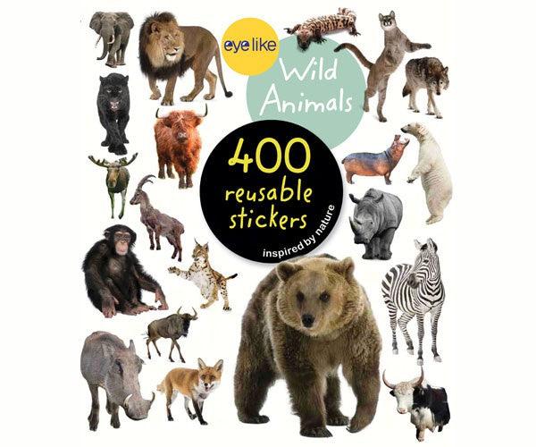Eyelike Wild Animals 400 Reusable Stickers