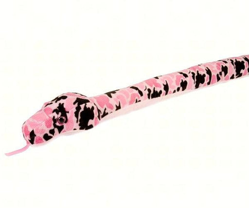 Camo Pink 54 inch Plush Snake