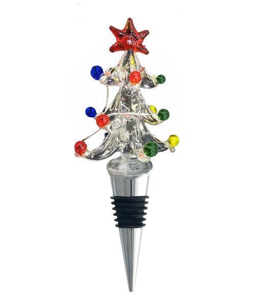 Light Up Tree Bottle Stopper PVC