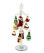 Clear Tree Classic Christmas 10 inch with 12 Ornaments GB