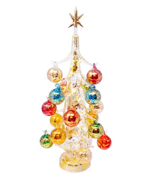 Buon Natalie LED Tree 17.25 Inch Gold