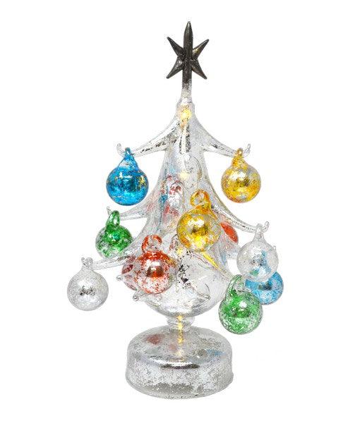 Buon Natalie LED Tree 9.25 Inch Silver