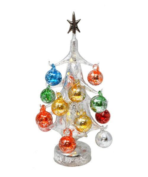 Buon Natalie LED Tree 11.25 Inch Silver