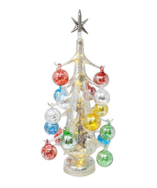 Buon Natalie LED Tree 17.25 Inch Silver