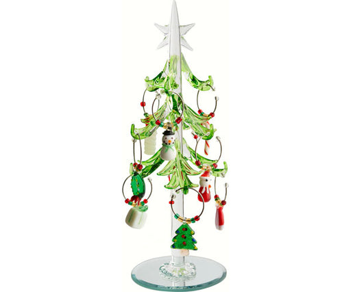 Tree - Green Leaf - with Wine Markers - 7.5 Inch - GB