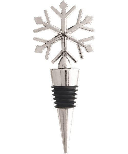 Metal Bottle Stopper Snowflake