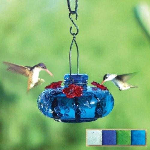 Artistic Hummingbird Feeders: Par-A-Sol - Bloom Calliope Hummingbird Feeder-Aqua- BLOOMCALAQ - The Bird Shed